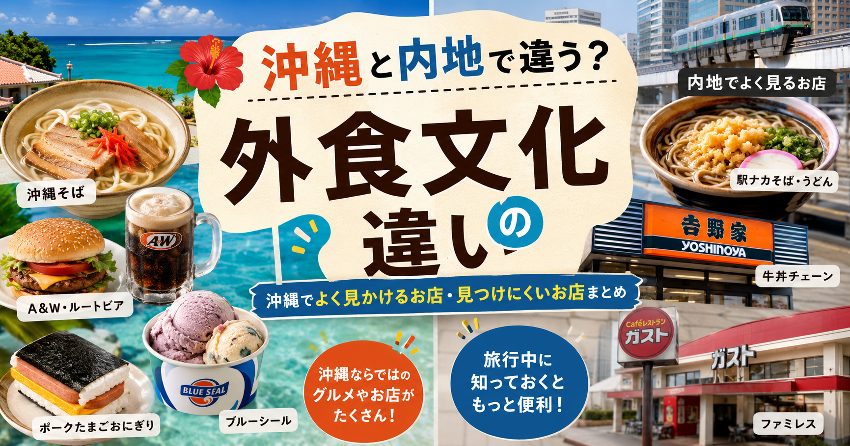 沖縄と内地で違う外食文化のアイキャッチ