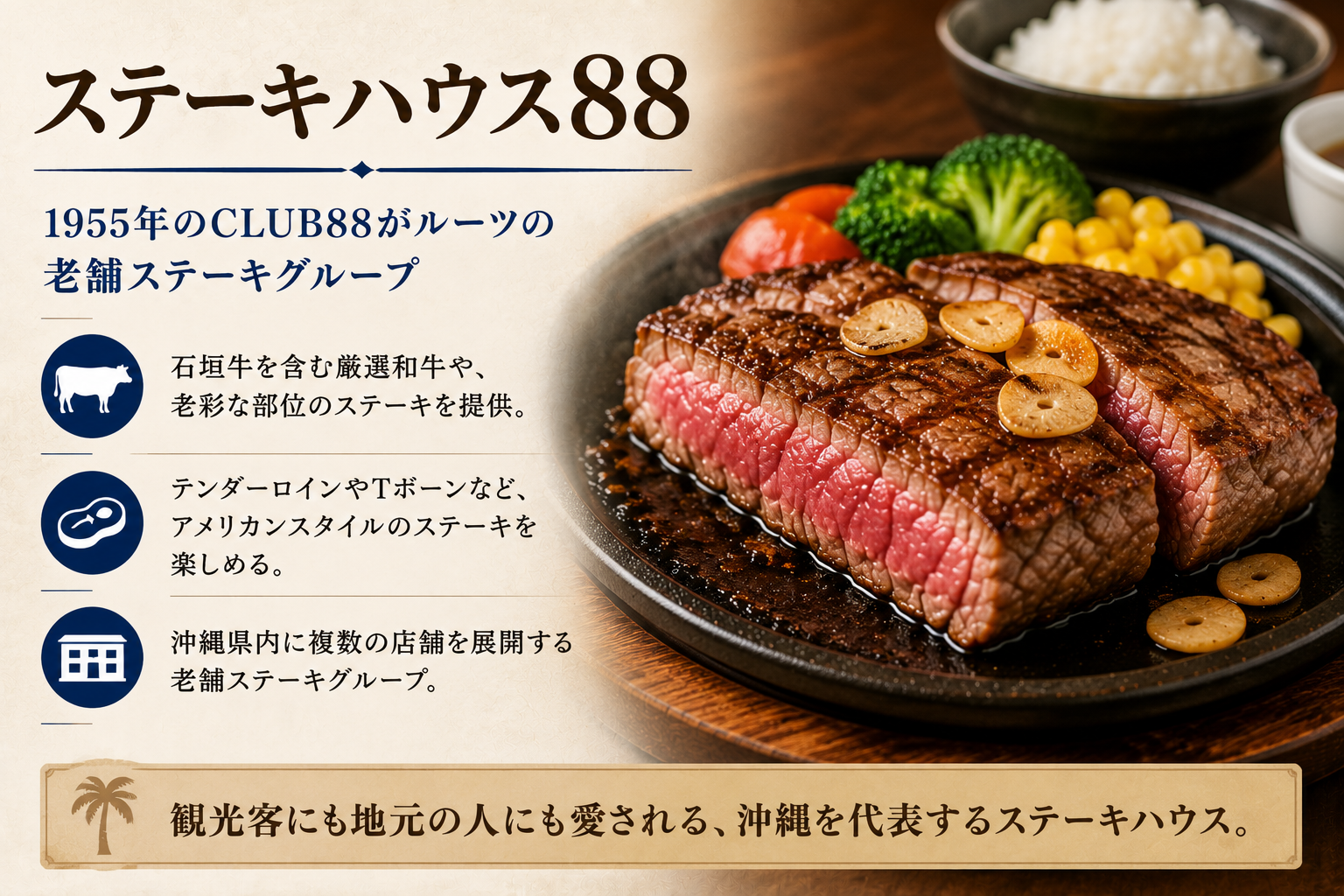 ステーキハウス88