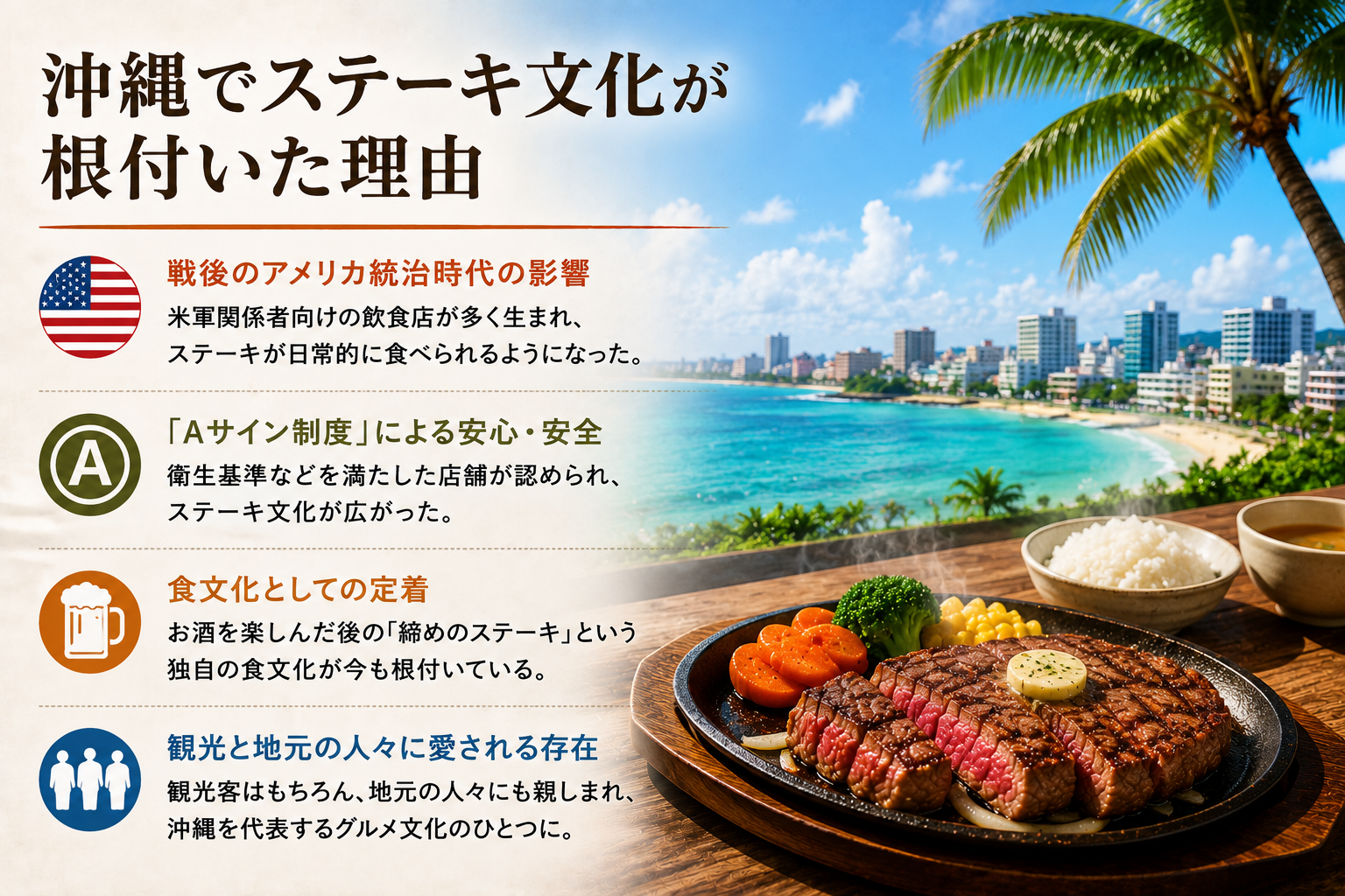 沖縄でステーキ文化が根付いた理由