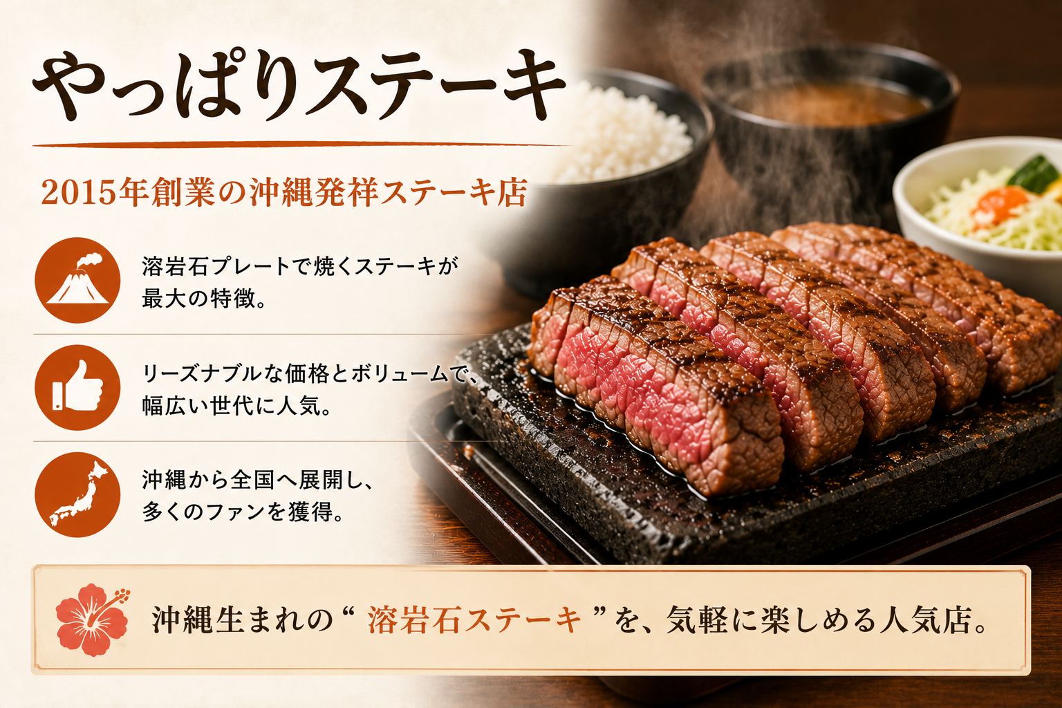 やっぱりステーキ